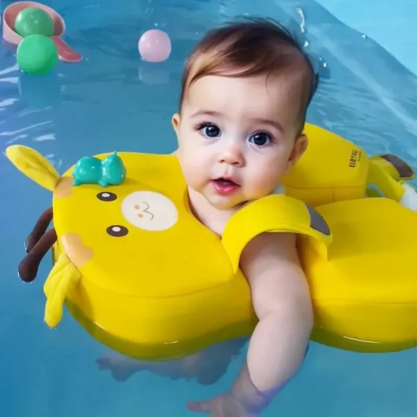 Baby Non Inflatable Infant Swim Buoyant Ring Perfect For Toddlers And Kids Ages 6-36 Months